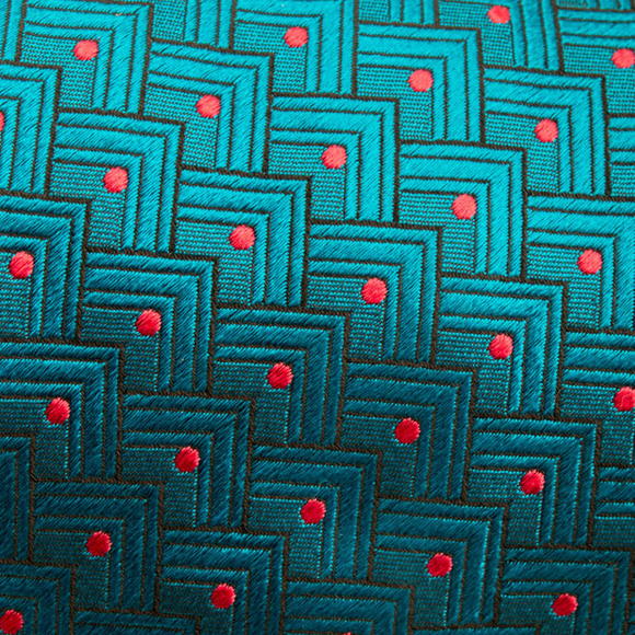 Penrose Tie Men Medium Violet Red - Picture 3 of 5